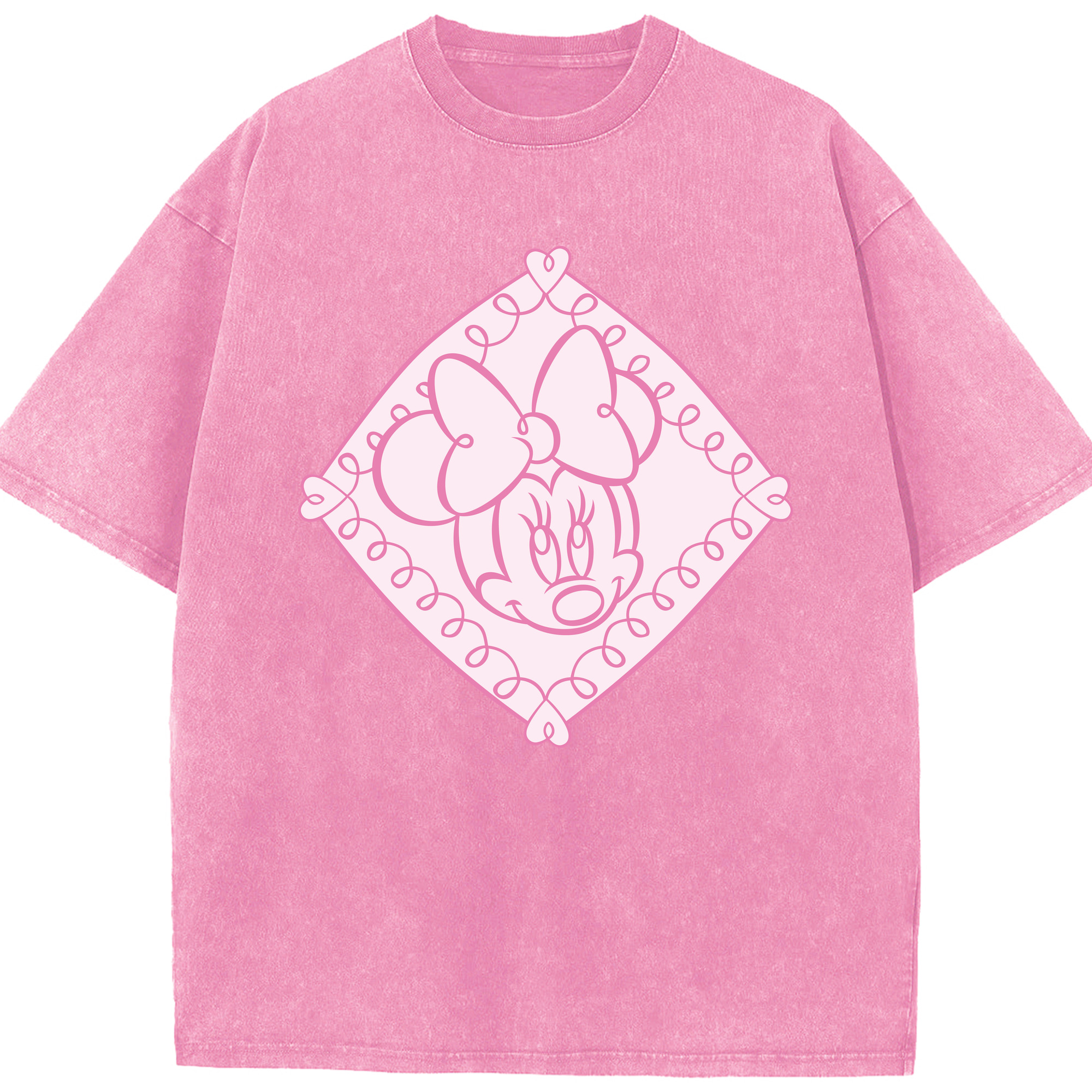 （画像用） ミッキーマウス Mickey Mouse 綿100% ヴィンテージ風 半袖Tシャツ（フロントプリント）